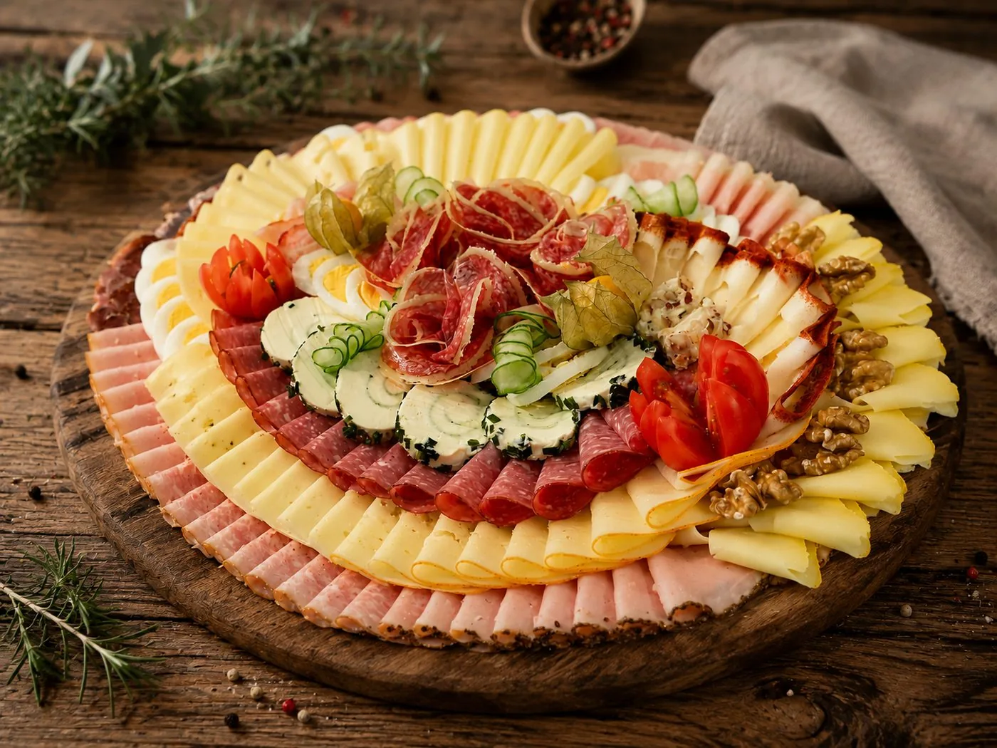 Wurst- und Fleischplatten